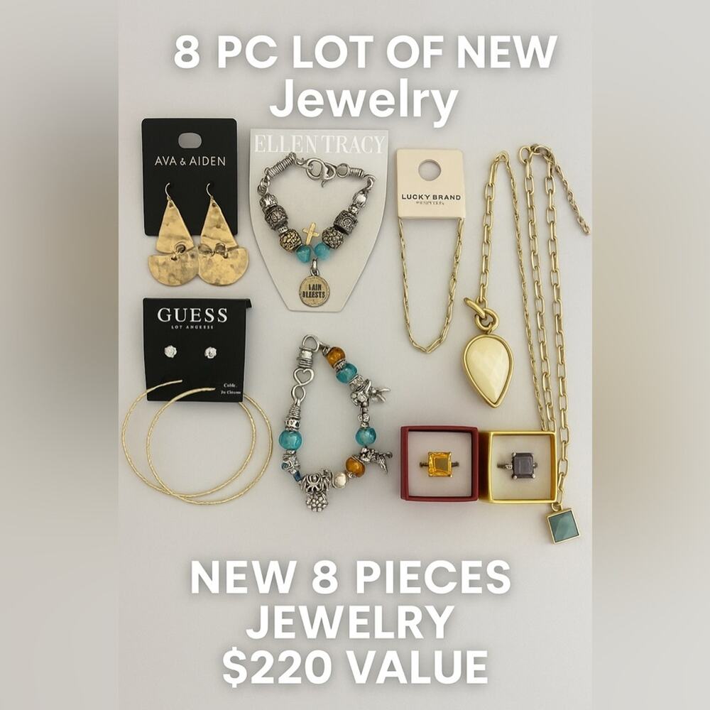 New Jewelry Lot | 8 Pieces | Mixed Brands|